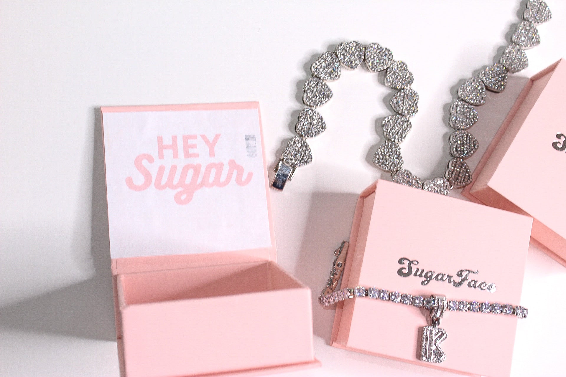 Heart Baguette Necklace